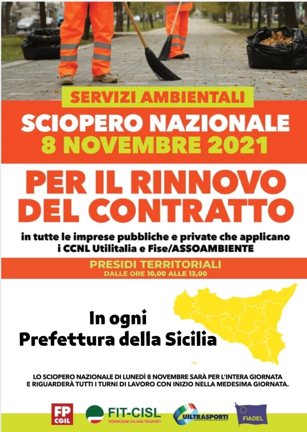 Sciopero, possibili disagi per la raccolta differenziata