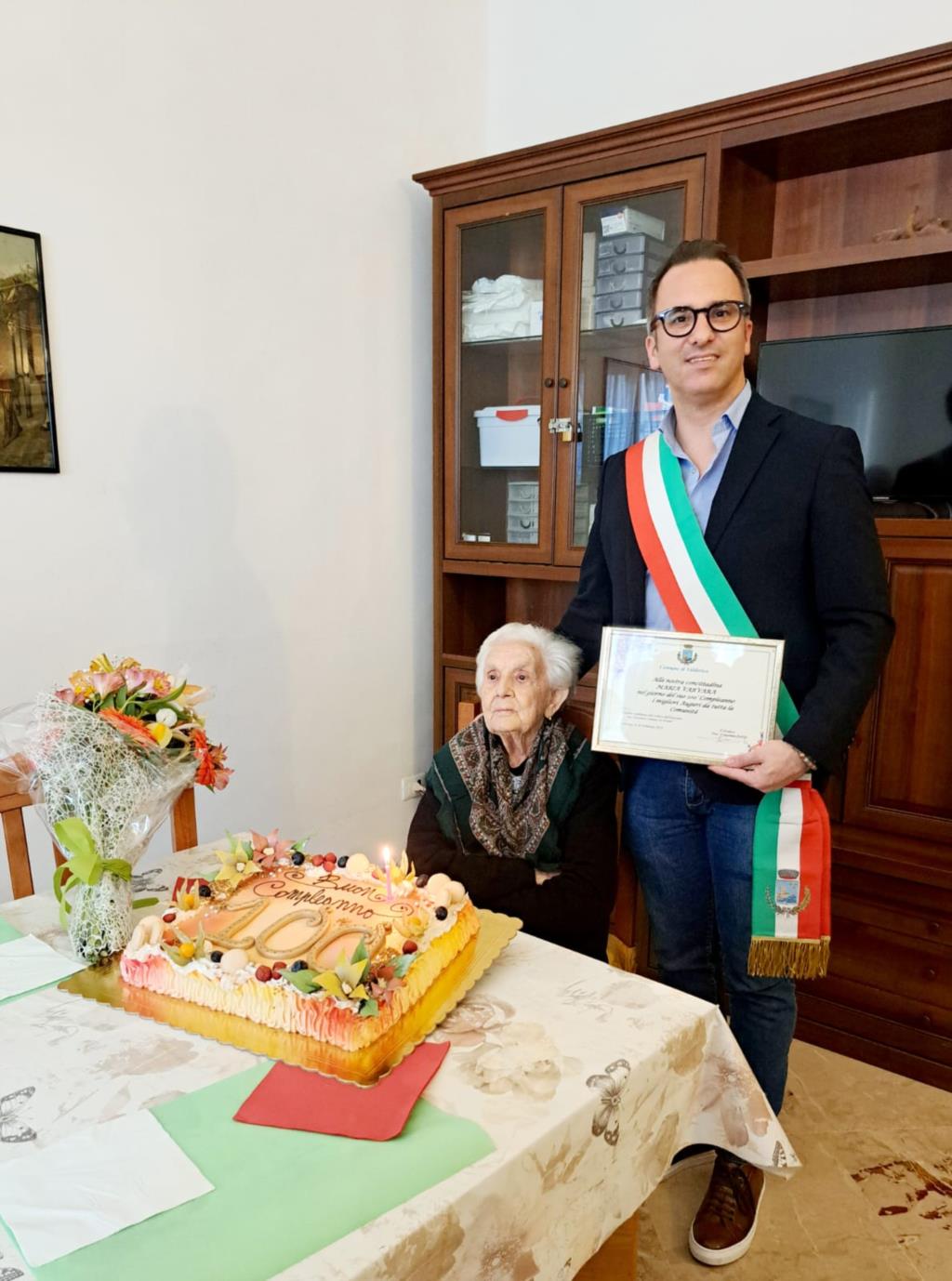 Valderice, nonna Maria compie 100 anni