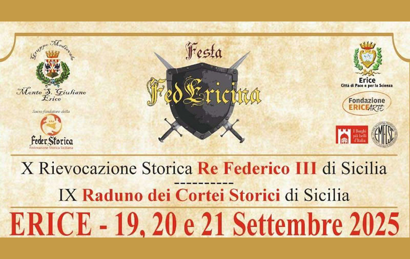 Erice torna al Medioevo con la Festa Federicina 2025