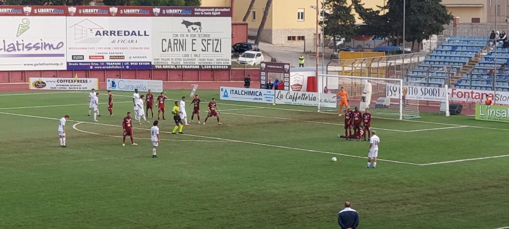 Trapani Calcio: battuto il Santa Maria Cilento per 2-1