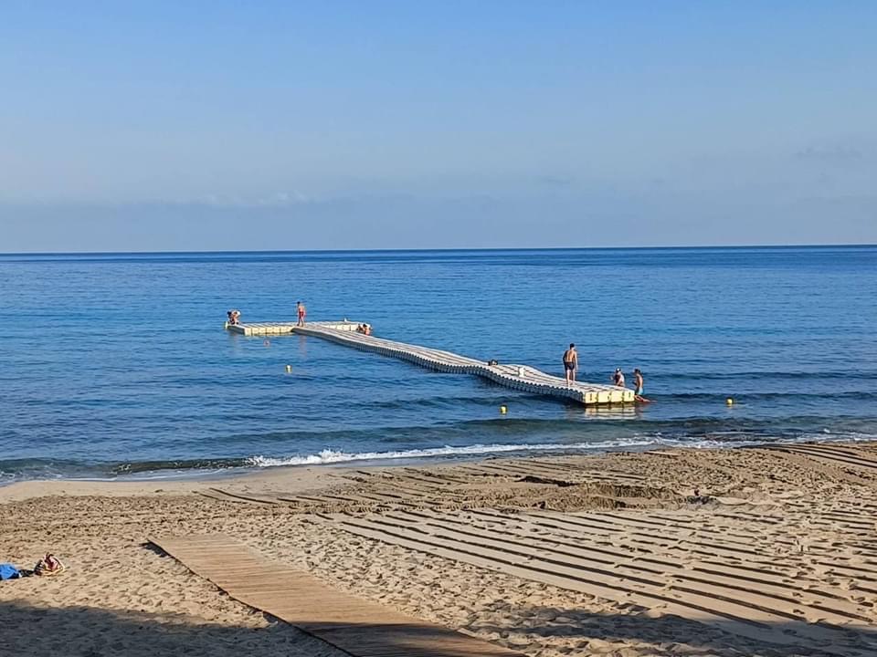 Custonaci, posizionata la passerella a Cornino