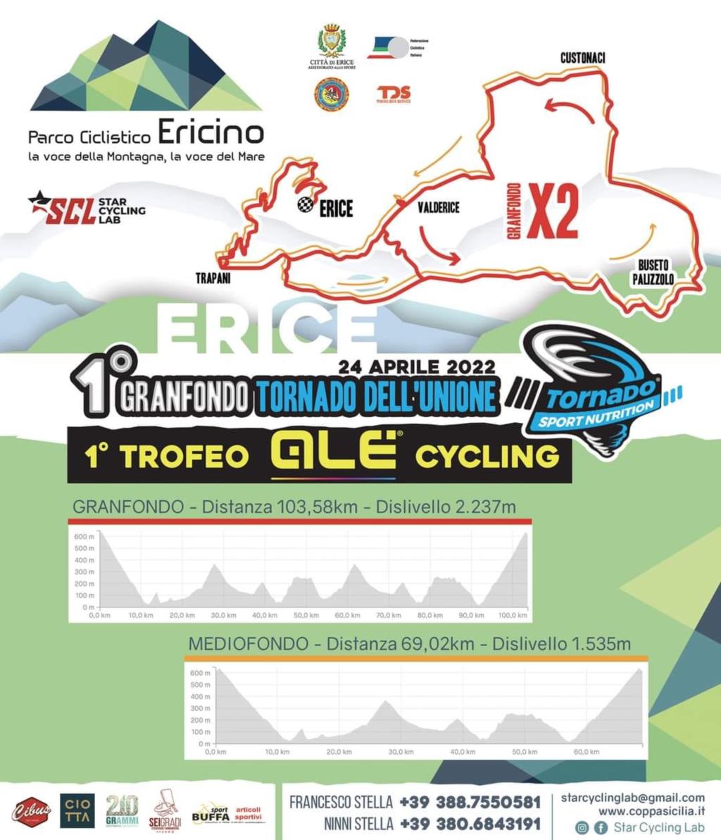 Il via domani alla “Gran Fondo Tornado dell’Unione – 1° Trofeo Alè Cycling”