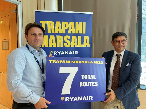 Da Ryanair nuova denominazione Trapani-Marsala per il Vincenzo Florio