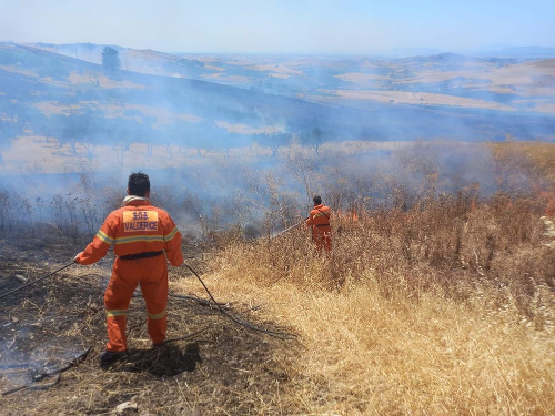 Vasto incendio tra Buseto Palizzolo e Valderice