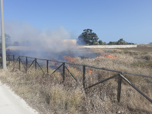 Fiamme nel trapanese: ancora roghi a Nubia e Scopello