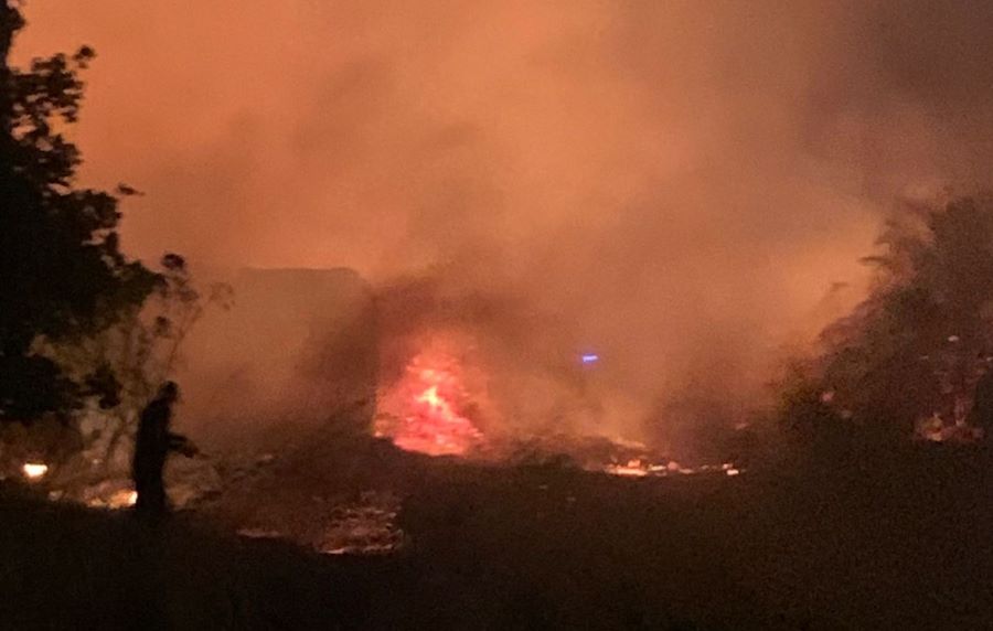 Incendio anche a San Cusumano ieri sera