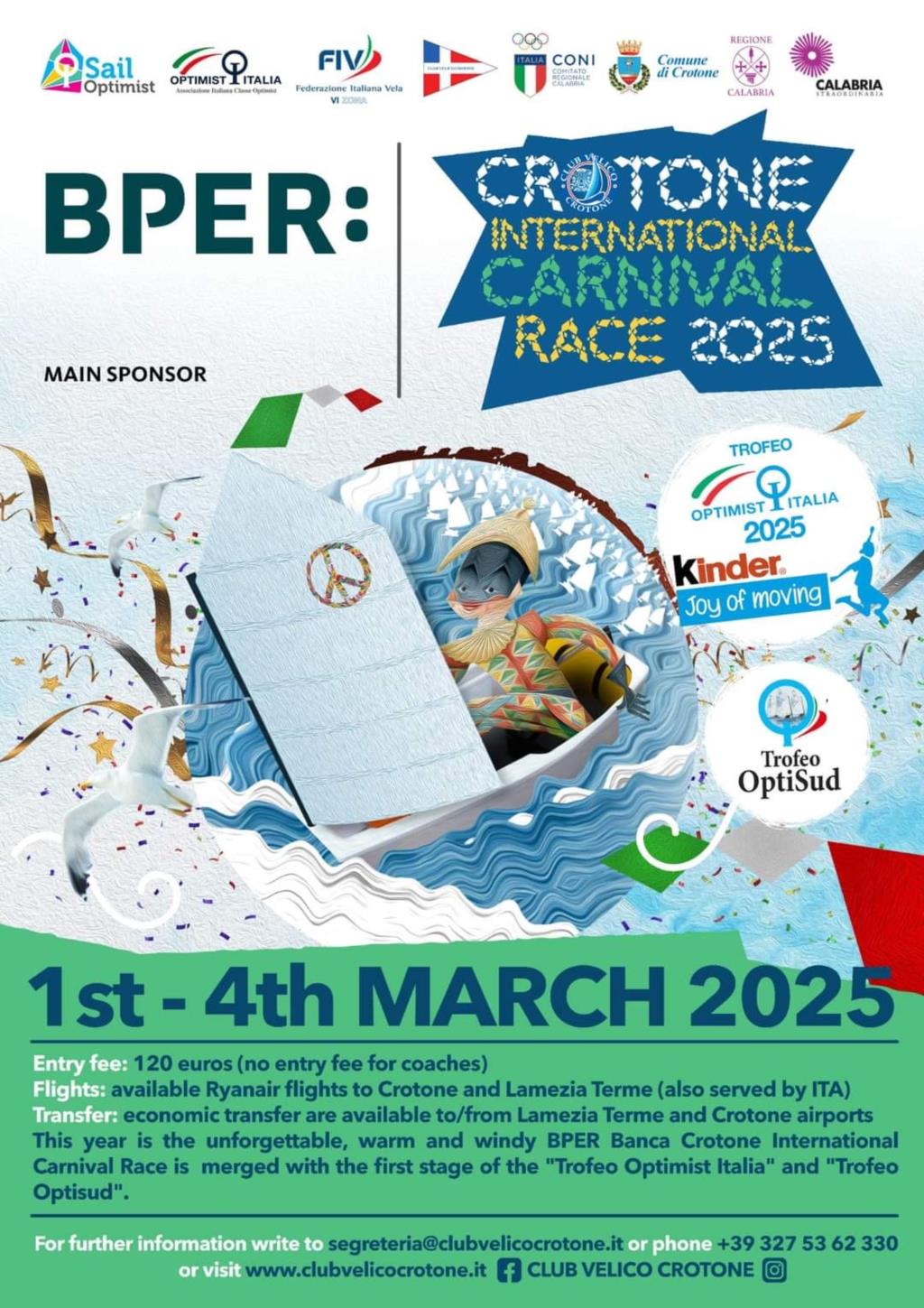 Lega Navale Trapani: i Giovani atleti all’International Carnival Race 2025 di Crotone
