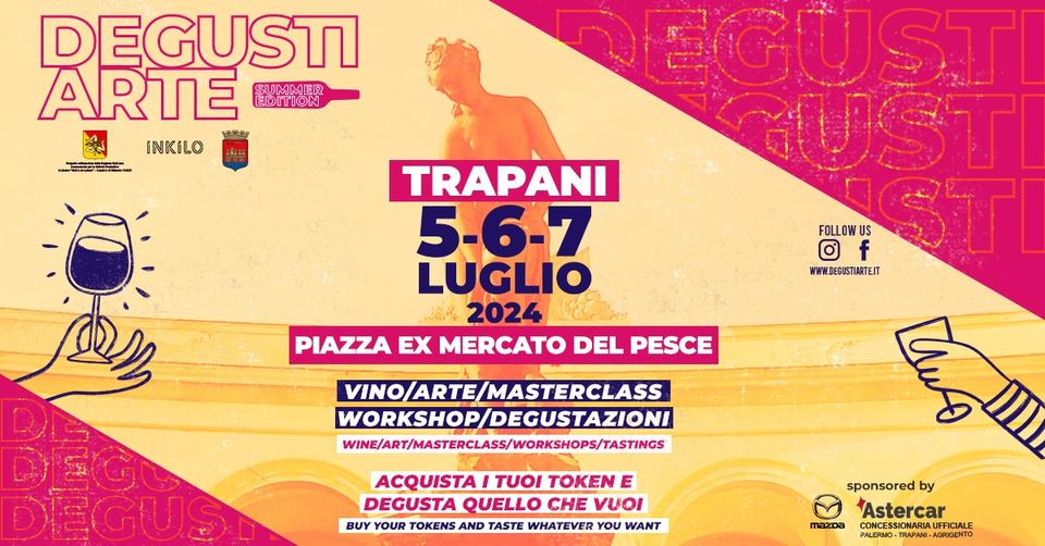 DeGusti Arte, il festival enogastronomico arriva a Trapani