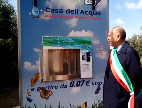 Paceco: primo bilancio della Casa dell’acqua, 1.250 i litri già erogati