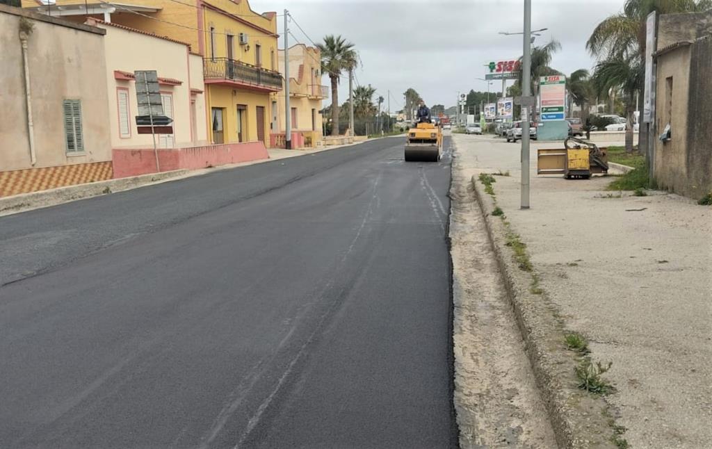 Marsala, ancora lavori sulle arterie cittadine