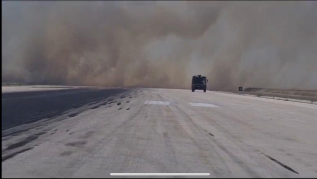 Aeroporto Birgi, voli sospesi per un incendio che lambisce la pista