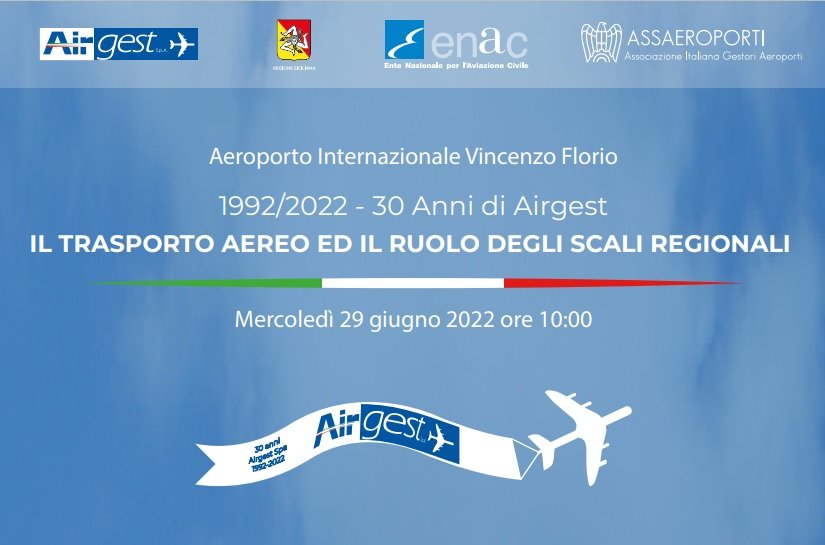 L'aeroporto Florio e i  primi 30 anni di gestione Airgest