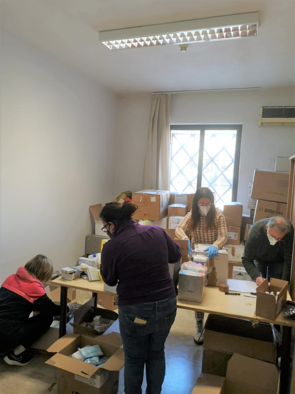 Marsala, attivo il centro di raccolta comunale per gli aiuti all'Ucraina