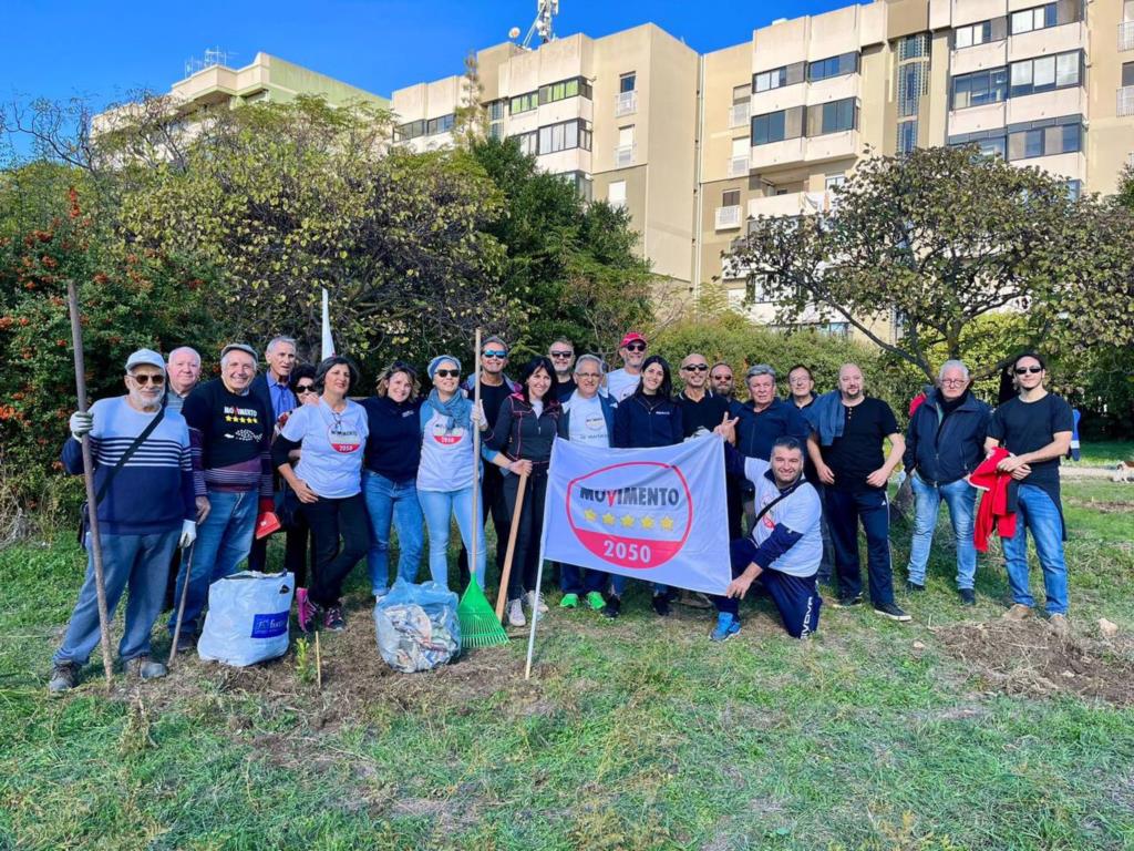 Alberi per il futuro, ieri a Trapani l’iniziativa del M5S