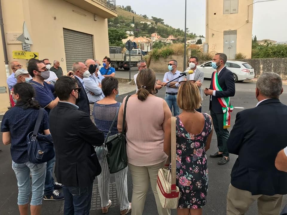 Alcamo: inaugurata la strada per Camporeale