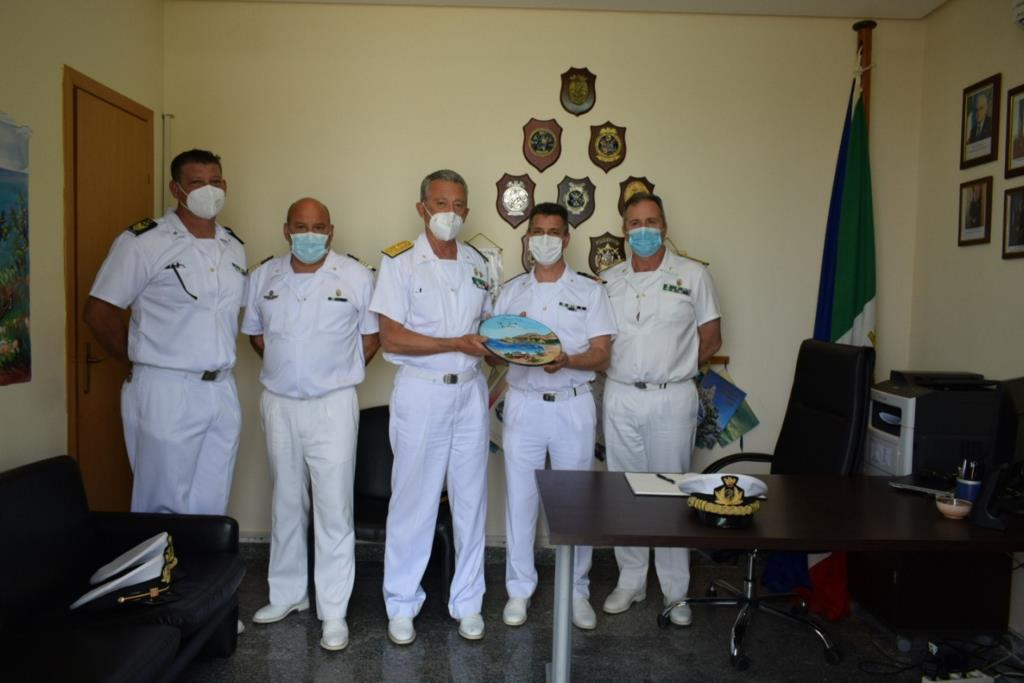 Il comandante generale del corpo delle capitanerie di porto in visita a San Vito e Castellammare