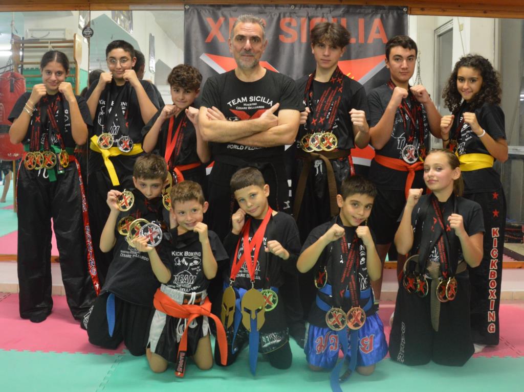 Arti marziali: ancora soddisfazioni per l'Asd Team Sicilia del Maestro Cesare Belluardo