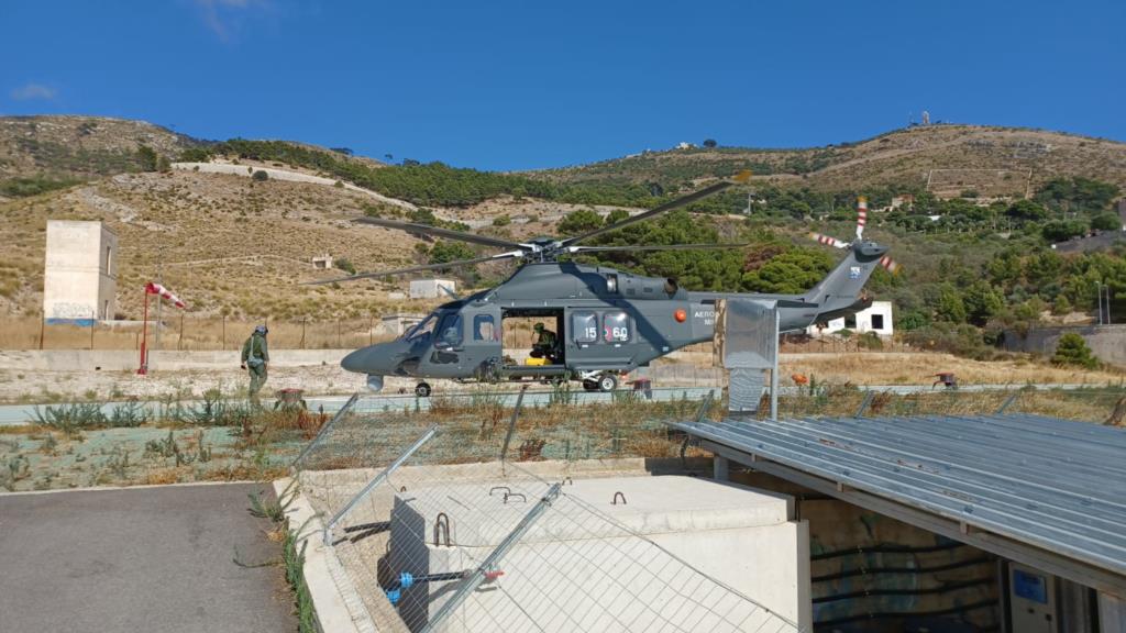 Favignana, escursionista ferito recuperato dall'elicottero del Centro Sar