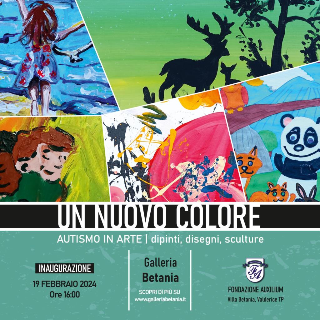 Valderice, Galleria Betania presenta 'Un nuovo colore'. L'autismo raccontato attraverso l'arte