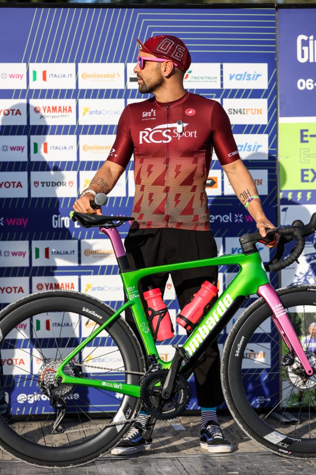 Tre maglie per Giuseppe Bica nel Giro-E 2023
