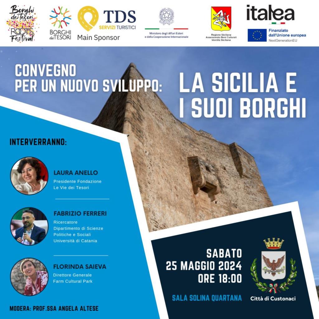 A Custonaci il convegno 'La Sicilia e i suoi borghi'