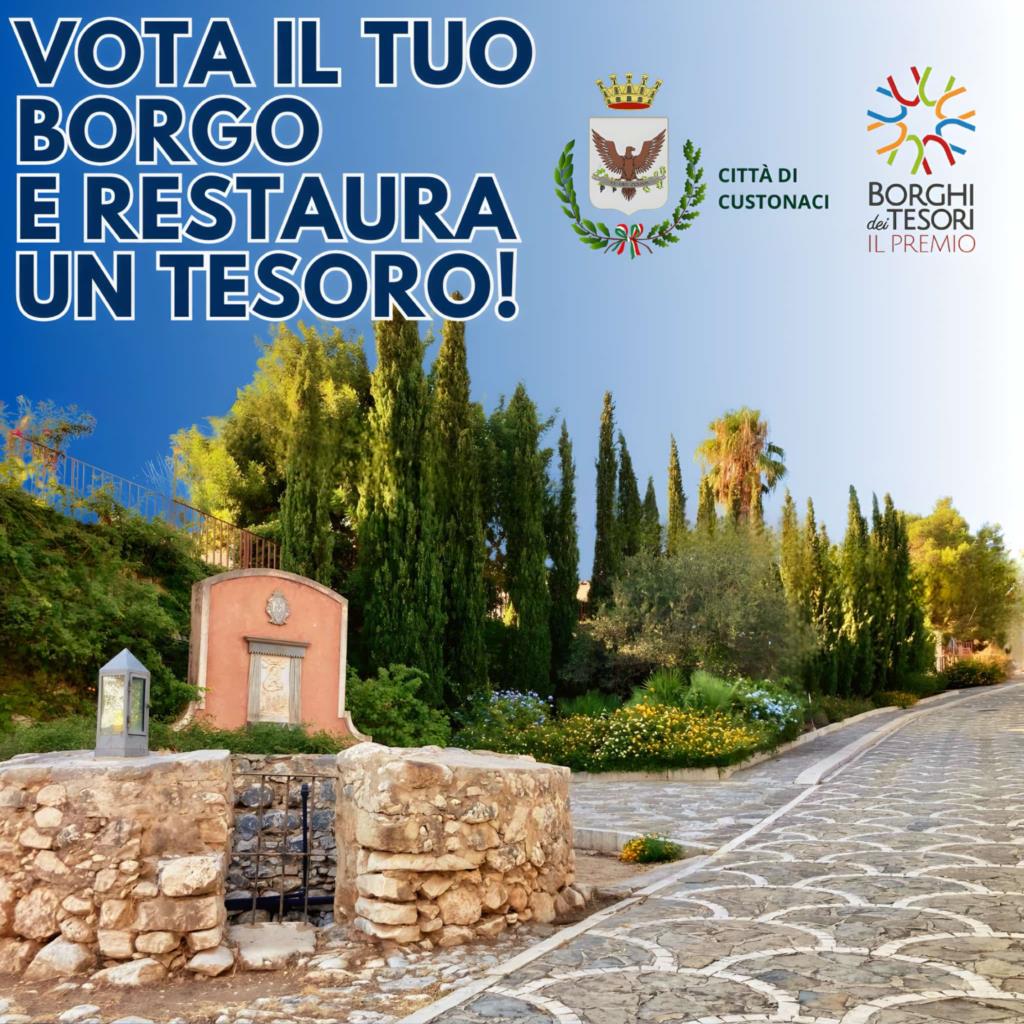 Custonaci partecipa al contest dei «Borghi dei Tesori»: si vota fino al 31 gennaio