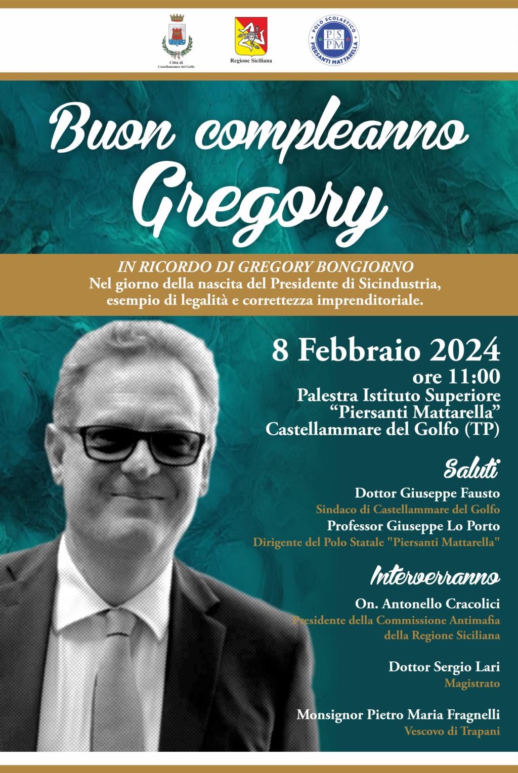 'Buon compleanno Gregory': Castellammare ricorda il presidente di Sicindustria
