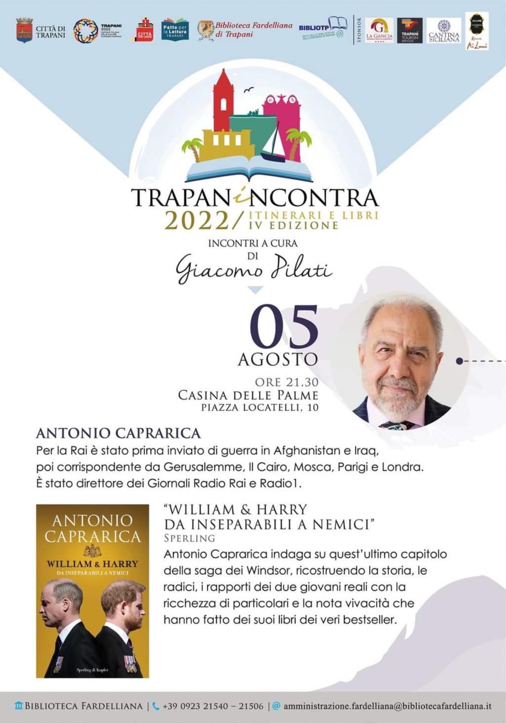 Oggi a Trapani c'è Capranica
