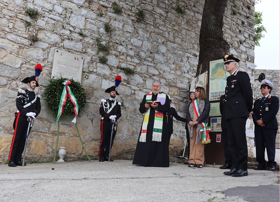 Erice, a 31 anni dalla morte del carabiniere Gennaro Esposito