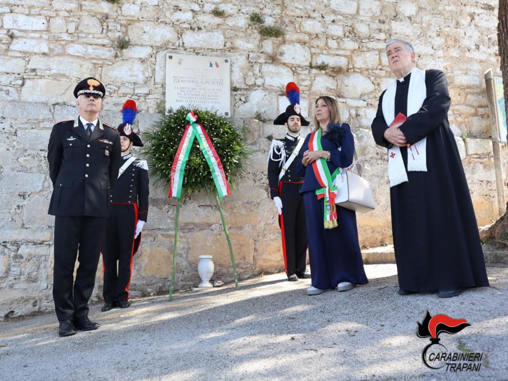 Erice, celebrato il 32esimo anniversario della morte del carabiniere Gennaro Esposito