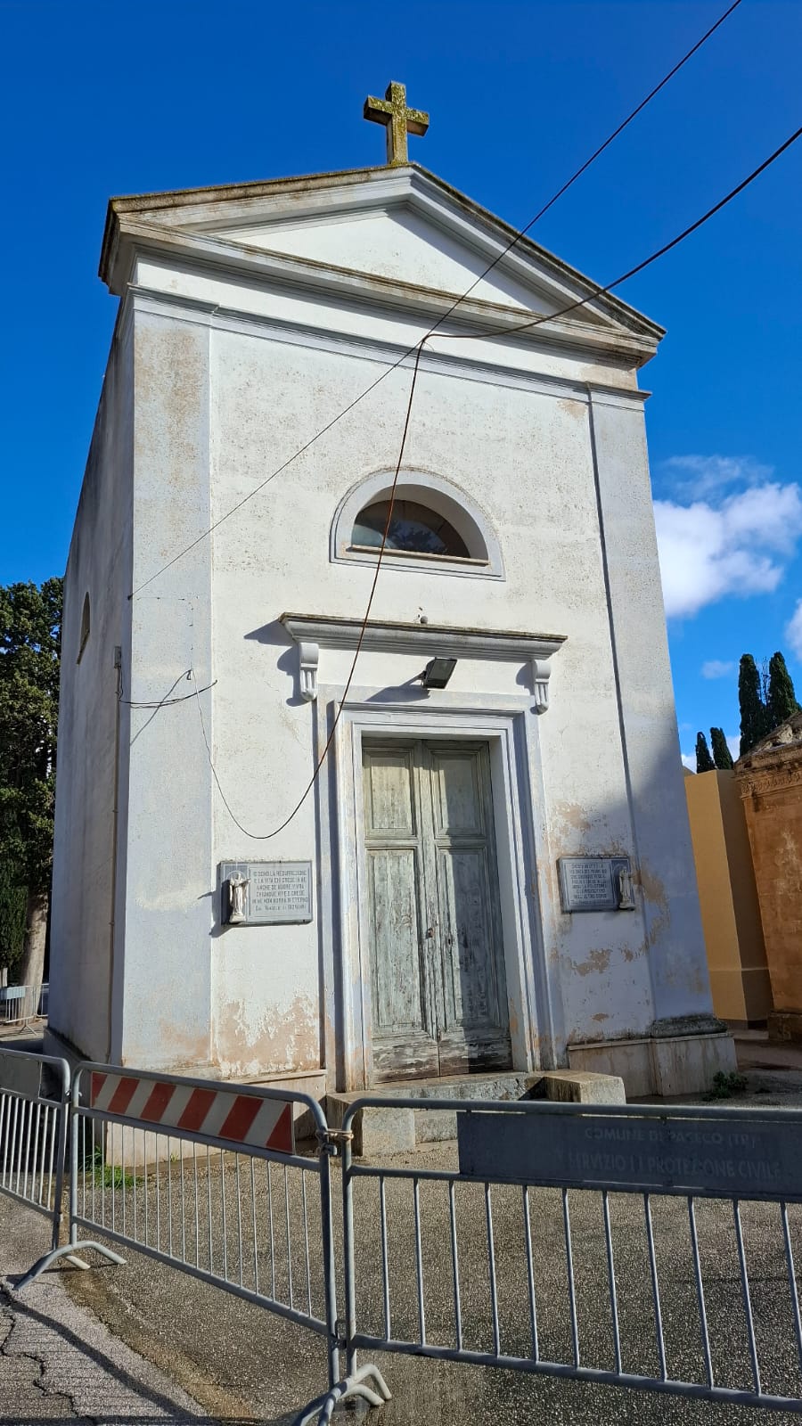 Paceco, al via la ristrutturazione della chiesetta e di un padiglione del cimitero