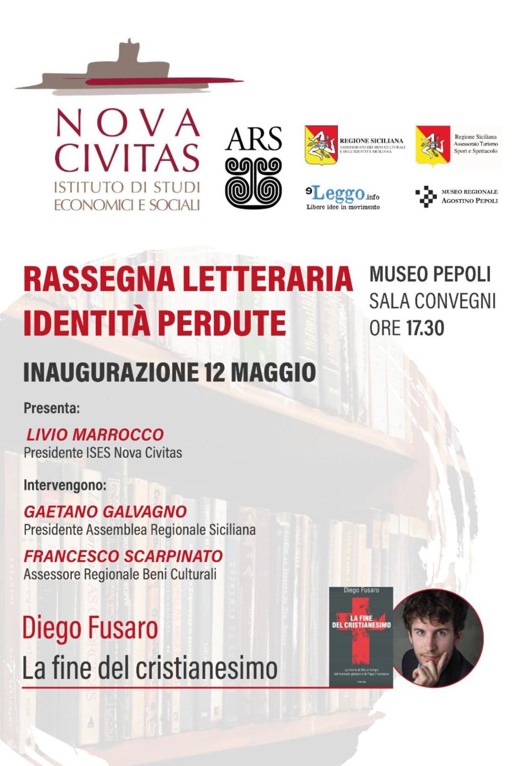 A Trapani la prima rassegna letteraria sulle 'Identità perdute'