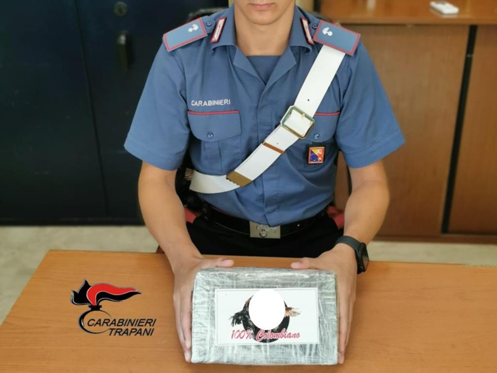 Trapani, fermato con 1 chilogrammo di cocaina sullo scooter: arrestato un 39enne