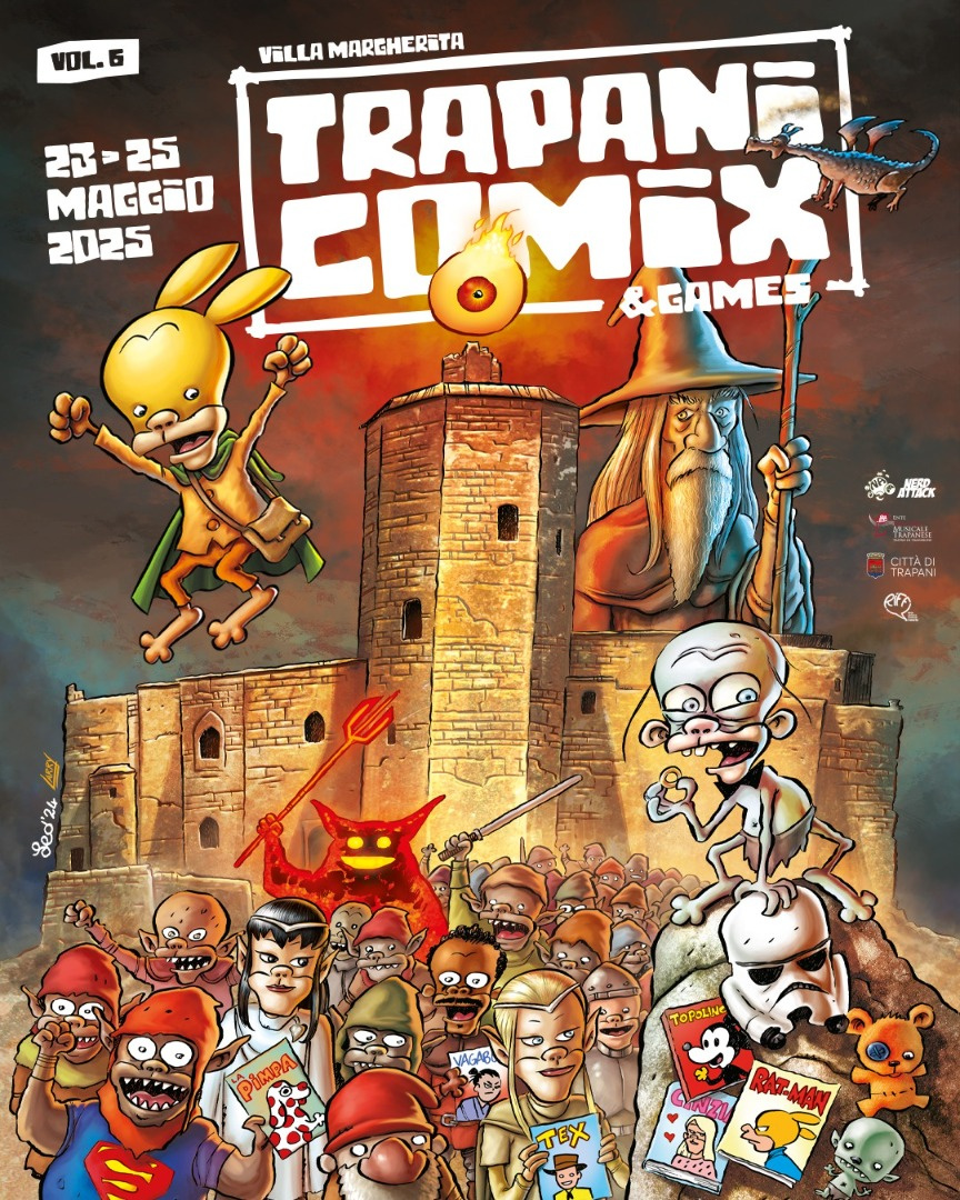 Trapani Comix: ecco il manifesto di Leo Ortolani, il “papà” di Rat-Man