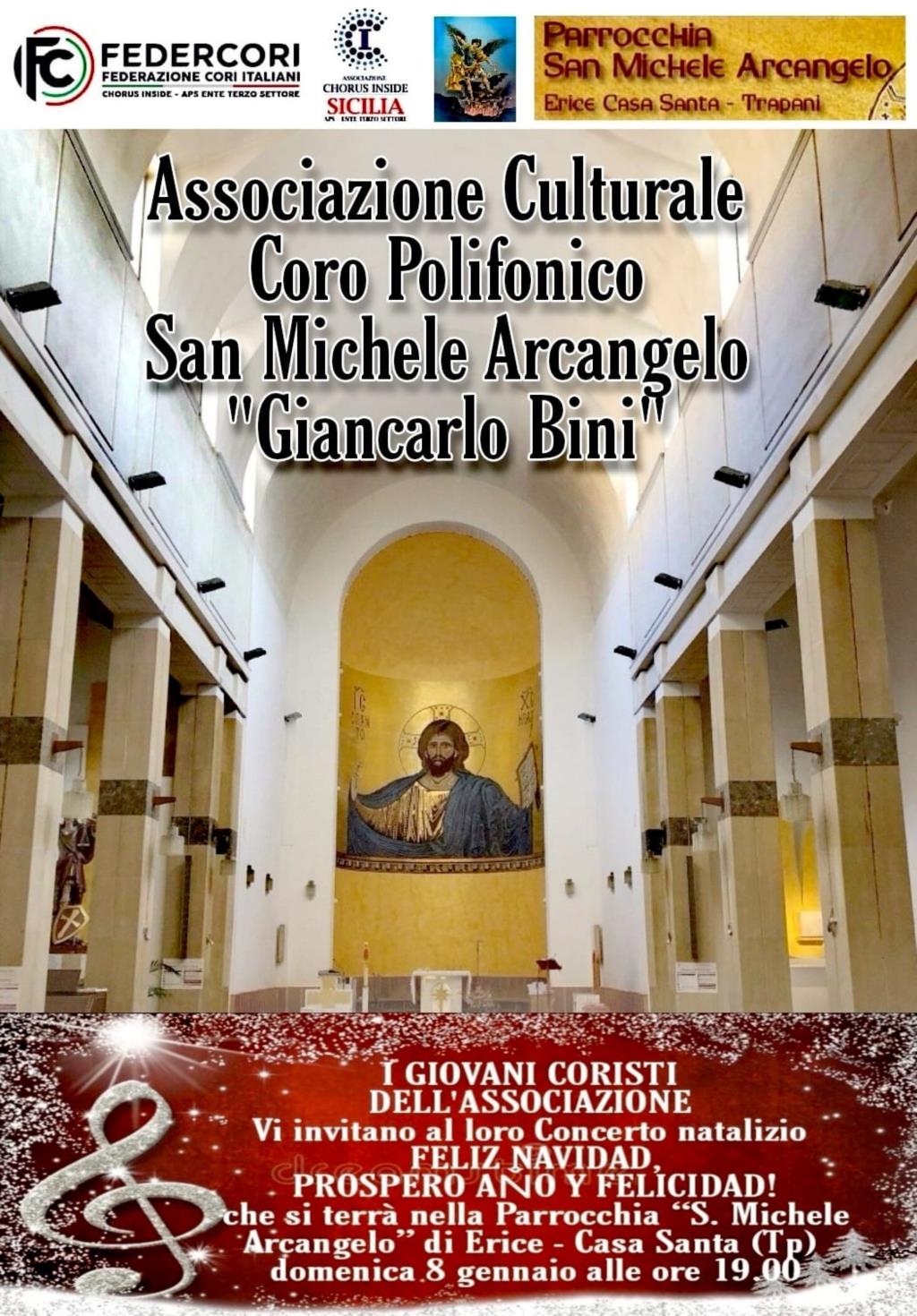 Trapani, concerto natalizio del coro polifonico San Michele Arcangelo 'Giancarlo Bini'