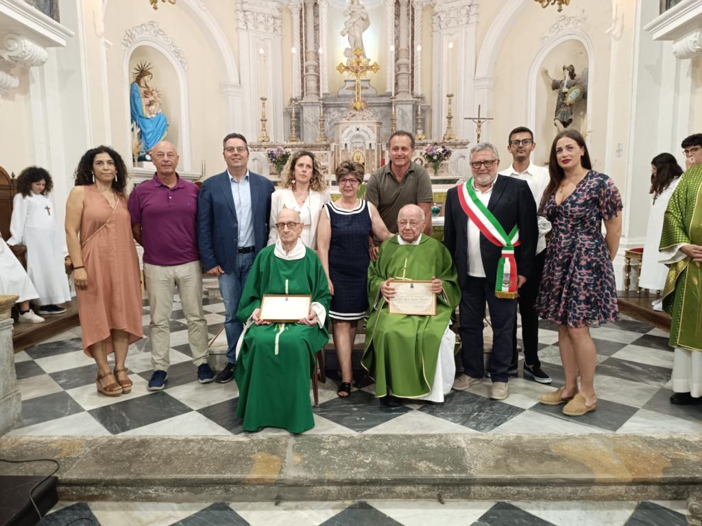 Favignana, conferimento della cittadinanza onoraria a Padre Carlo Fadale e Padre Alfredo Damiano Cingolani