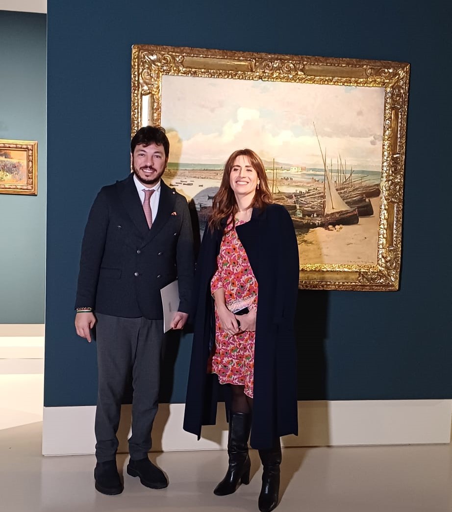 Asp Trapani, il quadro 'Marina, veduta di Villino Nasi' alla Pinacoteca di Villa Zito