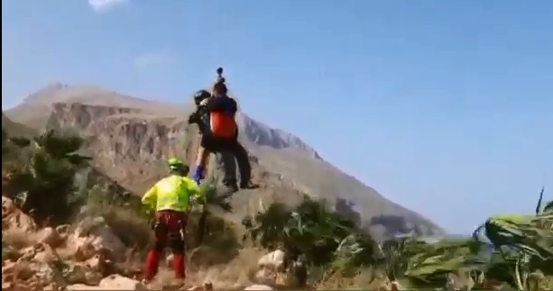 Riserva dello Zingaro, soccorsa una escursionista (VIDEO)