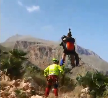 Riserva dello Zingaro, soccorsa una escursionista (VIDEO)