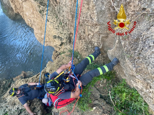 Addestramento alle terme di Segesta per i Vigili del Fuoco di Trapani