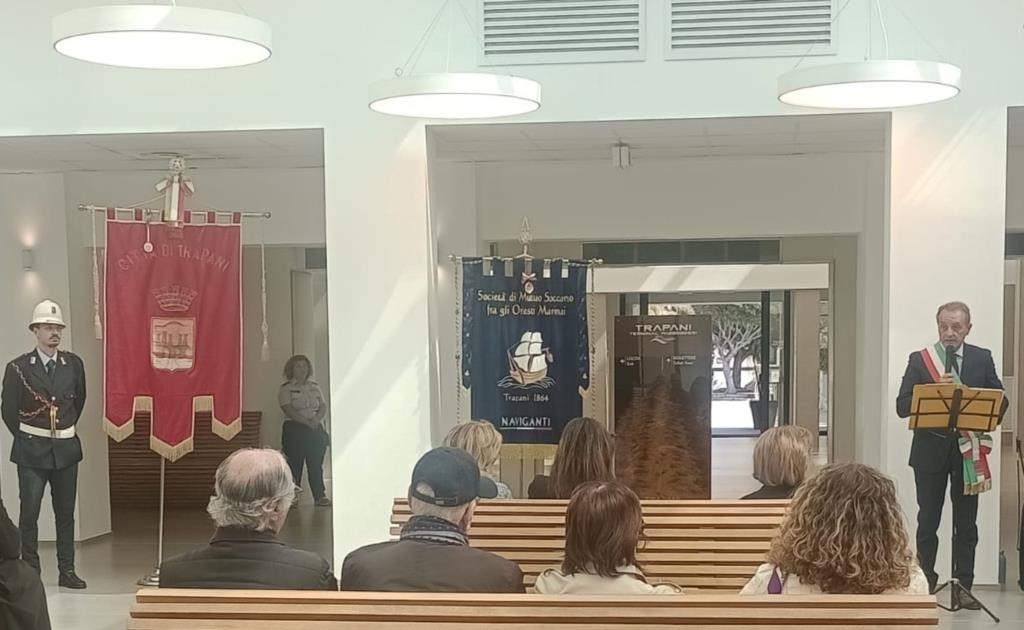 Trapani, la sala passeggeri della Stazione Marittima dedicata al Comandante Francesco Bosco