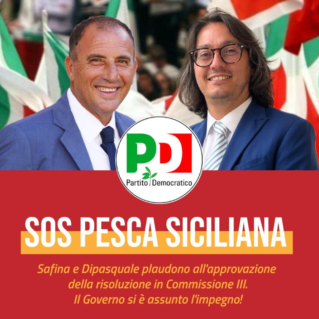 Sos Pesca Siciliana: Safina e Dipasquale (PD) chiedono all’ARS tutele e risorse per un settore in ginocchio”