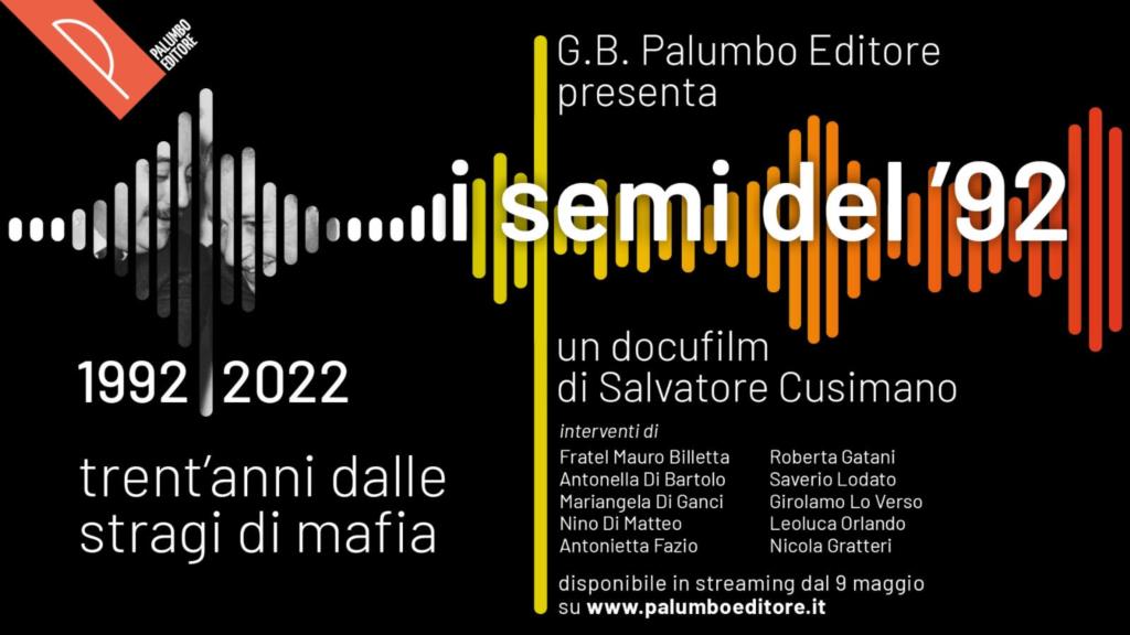 Ad Alcamo il docufilm “I semi del ’92” di Salvatore Cusimano