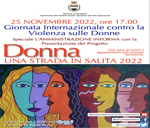 Pantelleria: presentazione della terza edizione del progetto «Donna: una strada in salita»