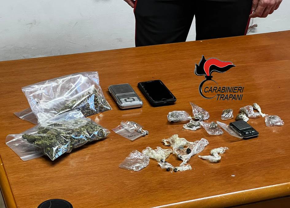 Pantelleria, detenzione e spaccio di droga: arrestato