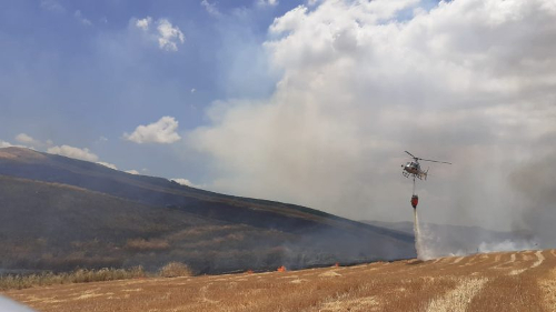 Ancora fiamme in provincia di Trapani