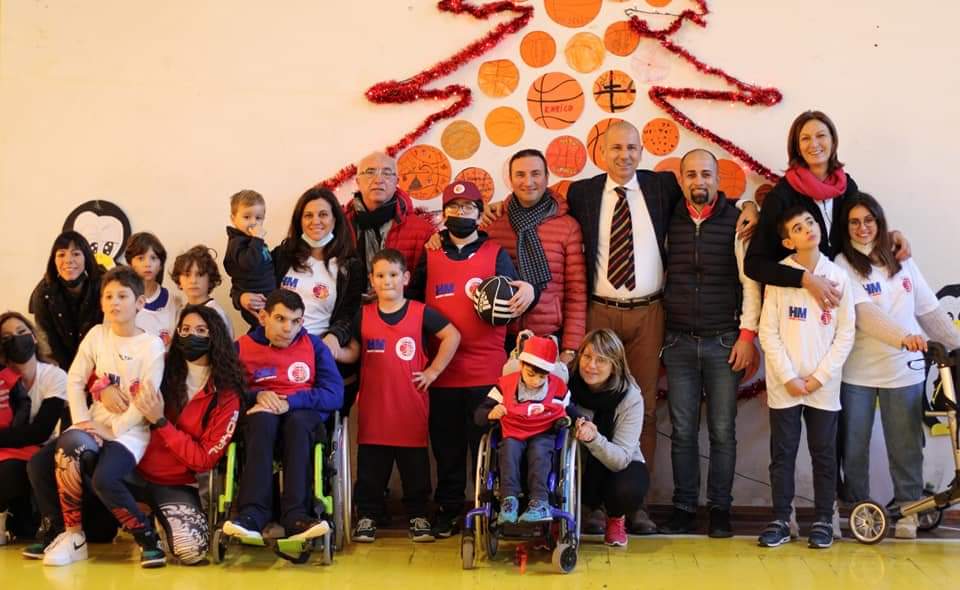 ASD Granata Basket Club, festa di Natale del Baskin a Trapani