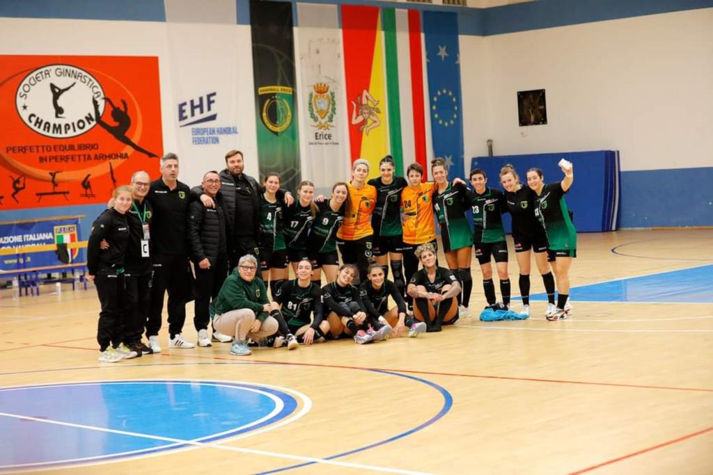 Handball Erice: missione compiuta contro la Cellini Padova con un po' di sofferenza