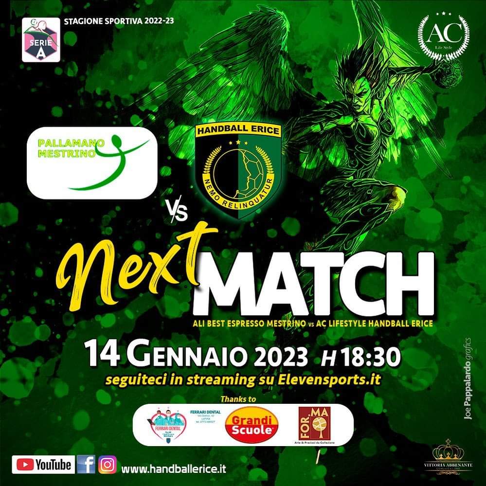 Handball Erice: vigilia di campionato per l'AC Lifestyle