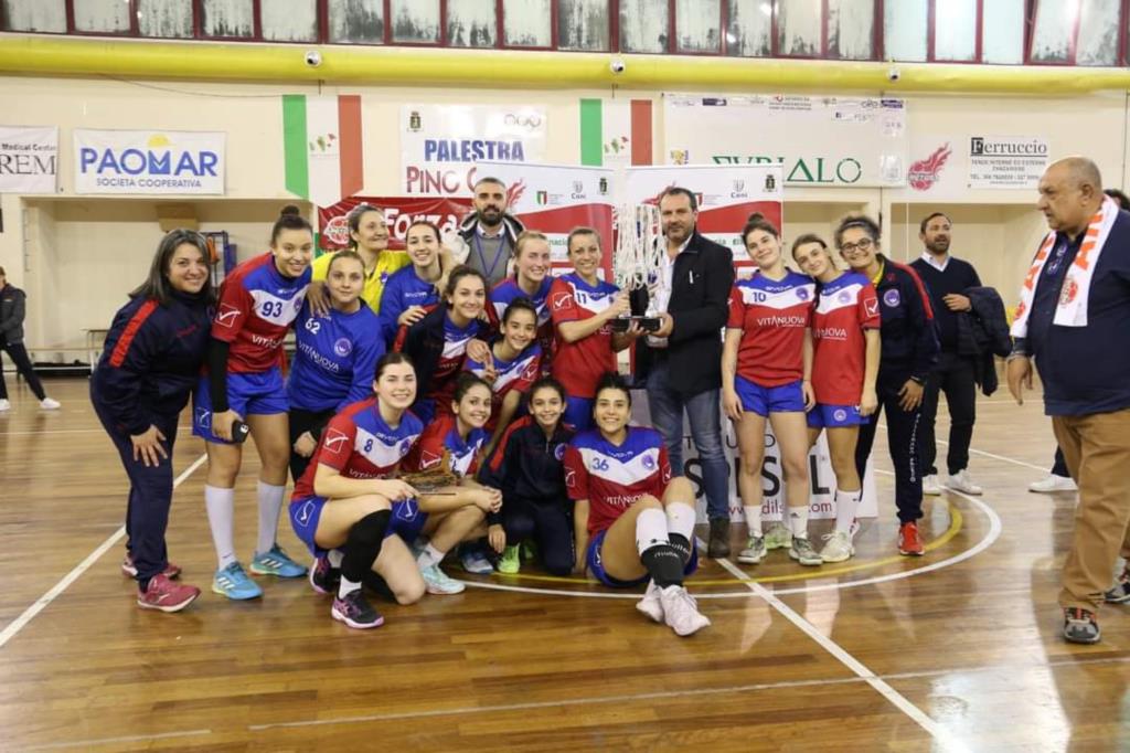 La Pallamano Paceco conquista la Coppa Sicilia di Serie A2 femminile